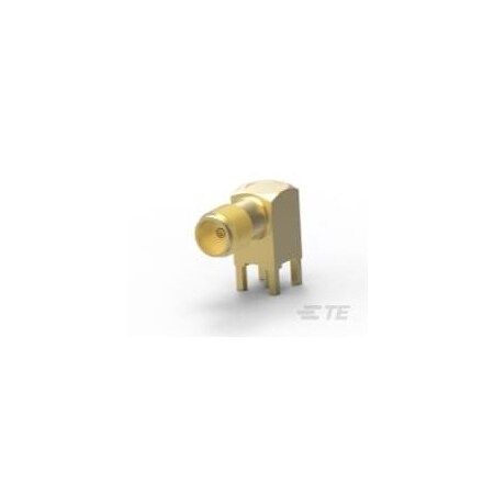 Te Connectivity Rf Sma Connector, 1 Contact(S), Female, Board Mount, Solder Terminal, Locking, Receptacle 3-1478978-1